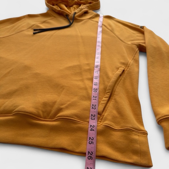 Fabletics US Mens Small Golden Ochre Lightweight Casual Pullover Sweater Hoodie - Picture 7 of 9